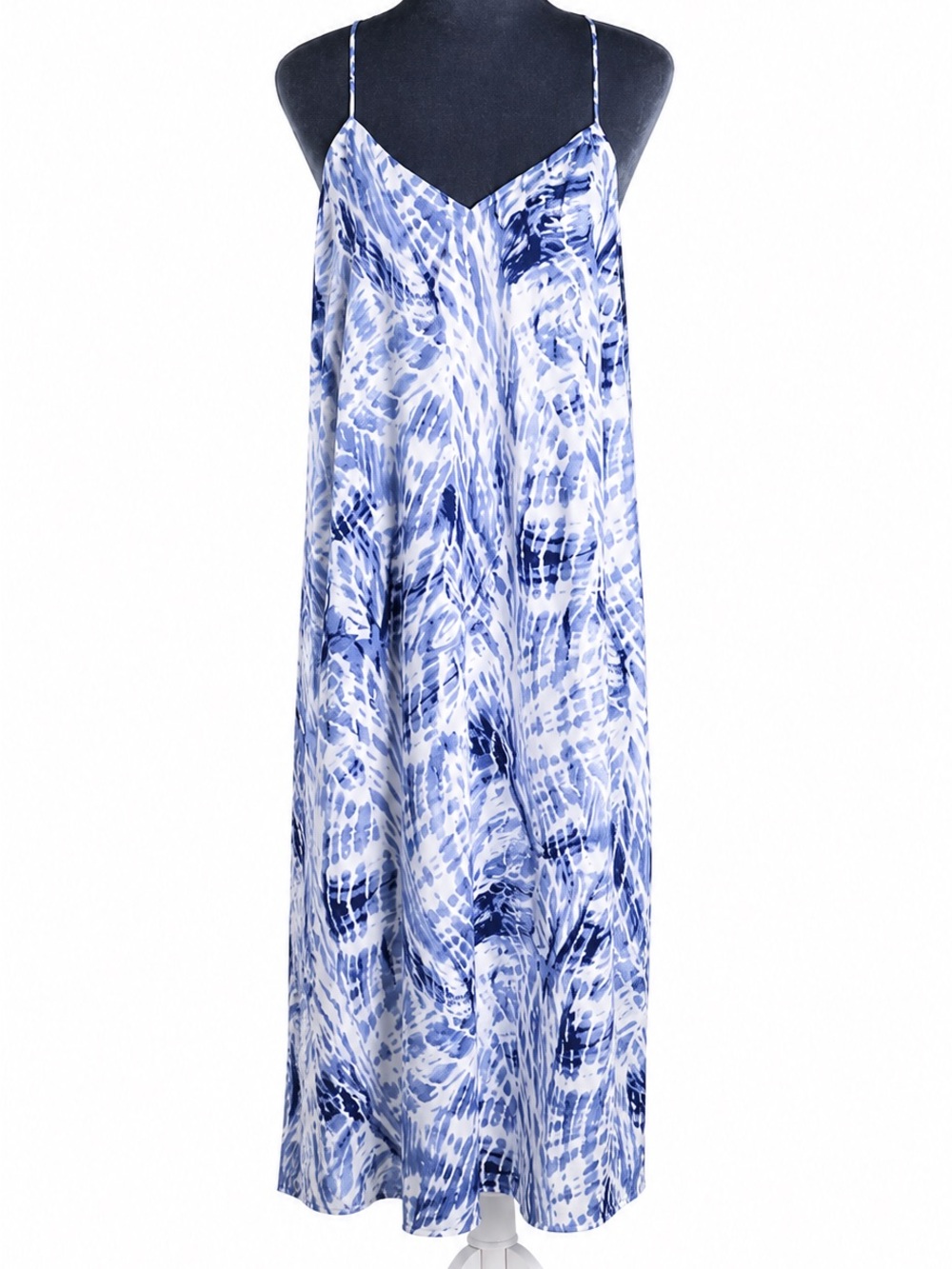 Haven well within 92%Silk  2 pc set large slip maxi dress &‎ long duster NWT